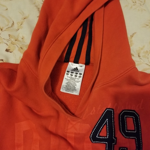 Orange adidas hoodie - Picture 2 of 4